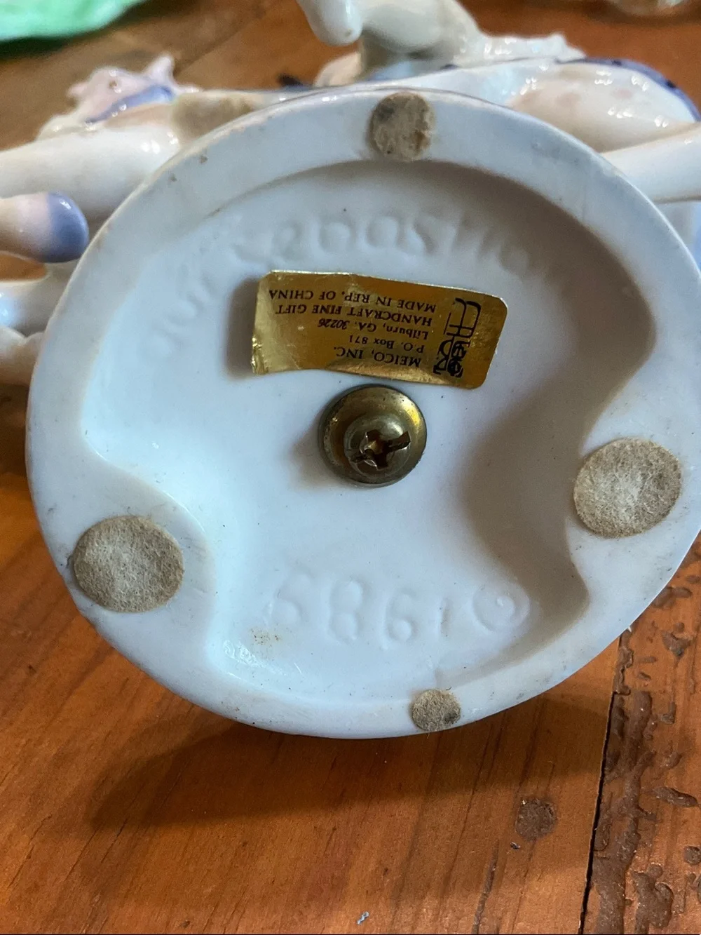Vintage Paul Sebastian Porcelain Carousel Horse Figurine